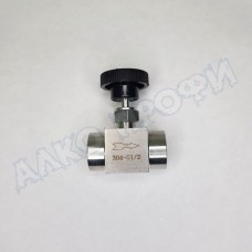 Кран игольчатый ВР 1/4" Кран игольчатый ВР 1/4"